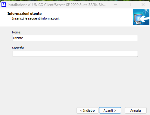 Quarta fase dell'installazione